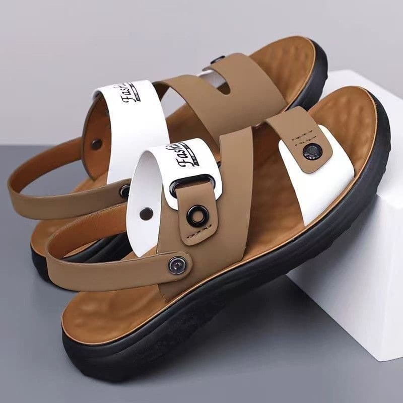 Sandals 2026 Men Trendy Beach Sandals Summer New Soft Sole Men's Casual Outdoor Anti-Slip Slippers Adult