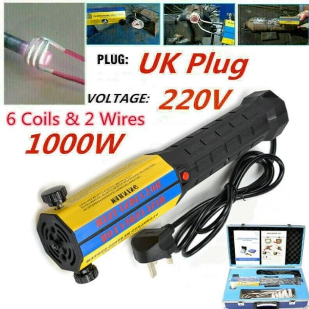 KIA-1000W Mini Handheld Heater Mini Handheld Bearing Remover Includes 3 Coils
