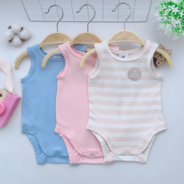 New newborn summer jumpsuit baby harem triangle crawl suit infant pure cotton fart cover foreign trade children's clothing