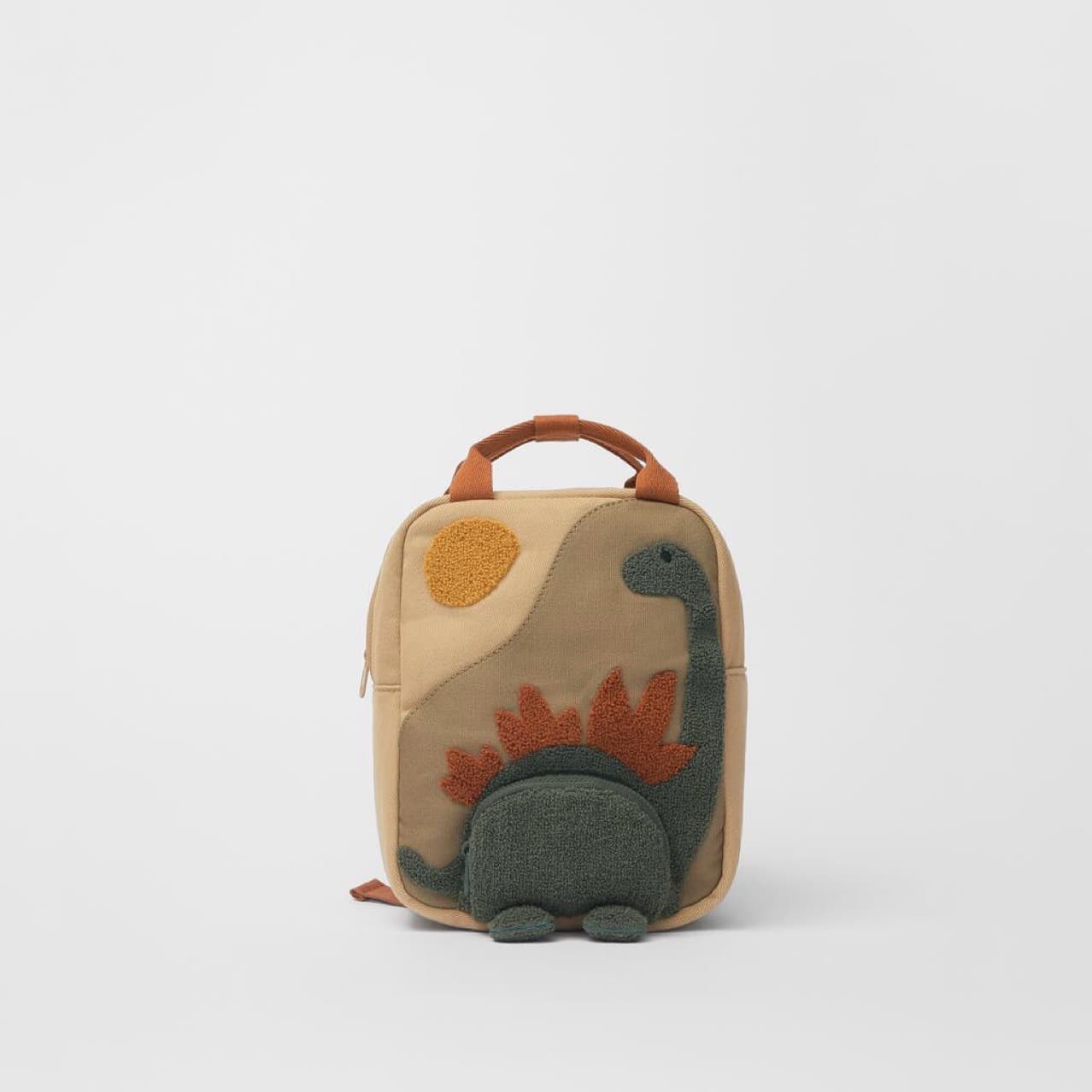 Children's Cartoon Dinosaur Animal Shaped Backpacks Double Shoulder Bags Baby Bookbags Fun Cute Canvas Backpacks for Kindergarten