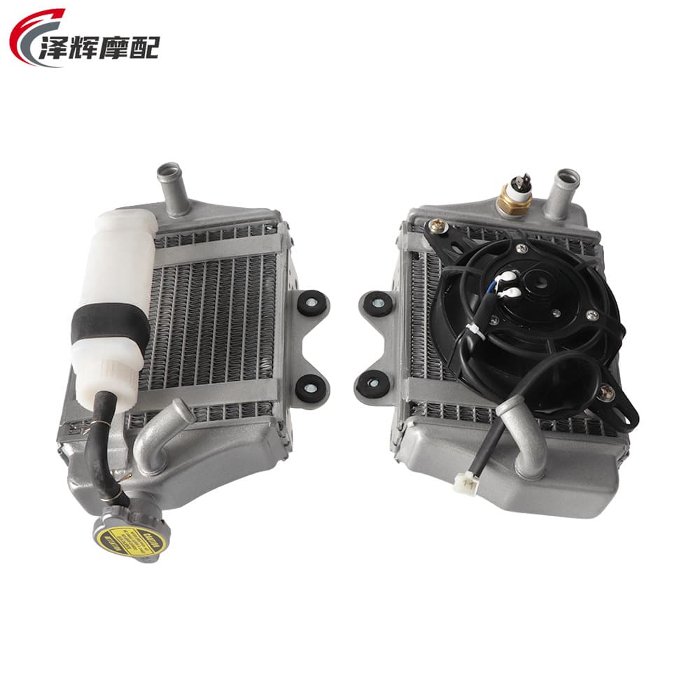 Compatible with ATV Sand Buggy Motorcycle Parts Big Bull Off-Road Motorcycle Water Cooling 150-250CC Radiator Fan