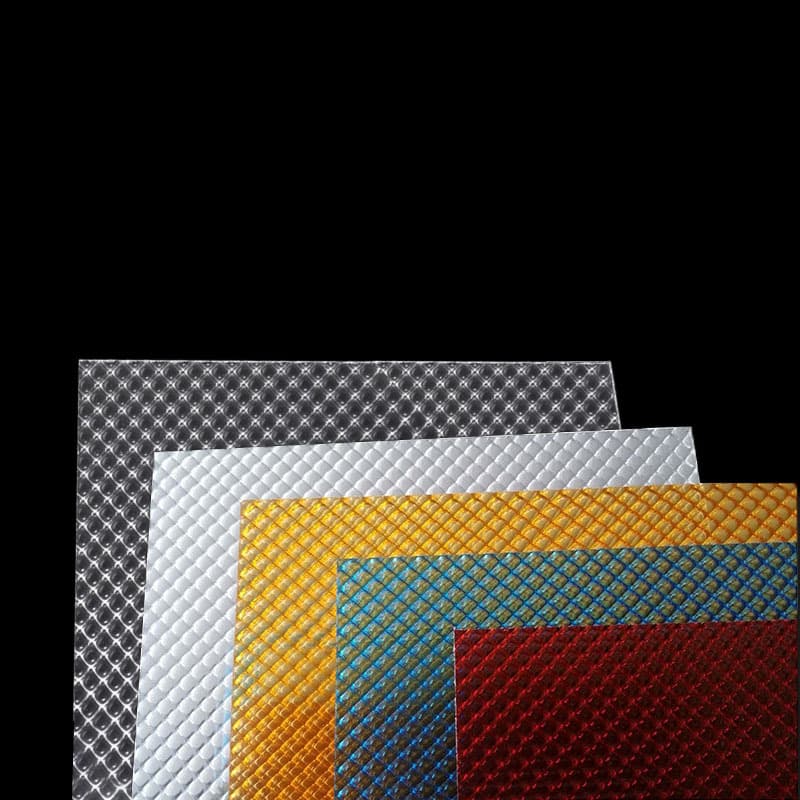 In-stock manufacturer wholesale acrylic diamond pattern sheets, PMMA crystal acrylic patterned boards, prismatic panels.