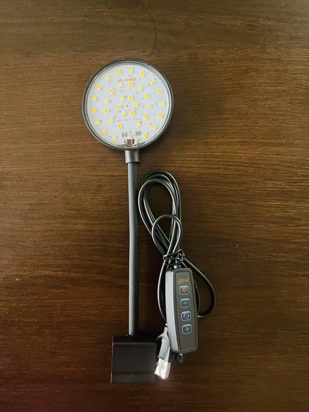 LED High-Brightness Small Aquarium Tank Light Aquatic Plant Lamp Waterproof Energy-Saving Clip-On Light for Aquascaping