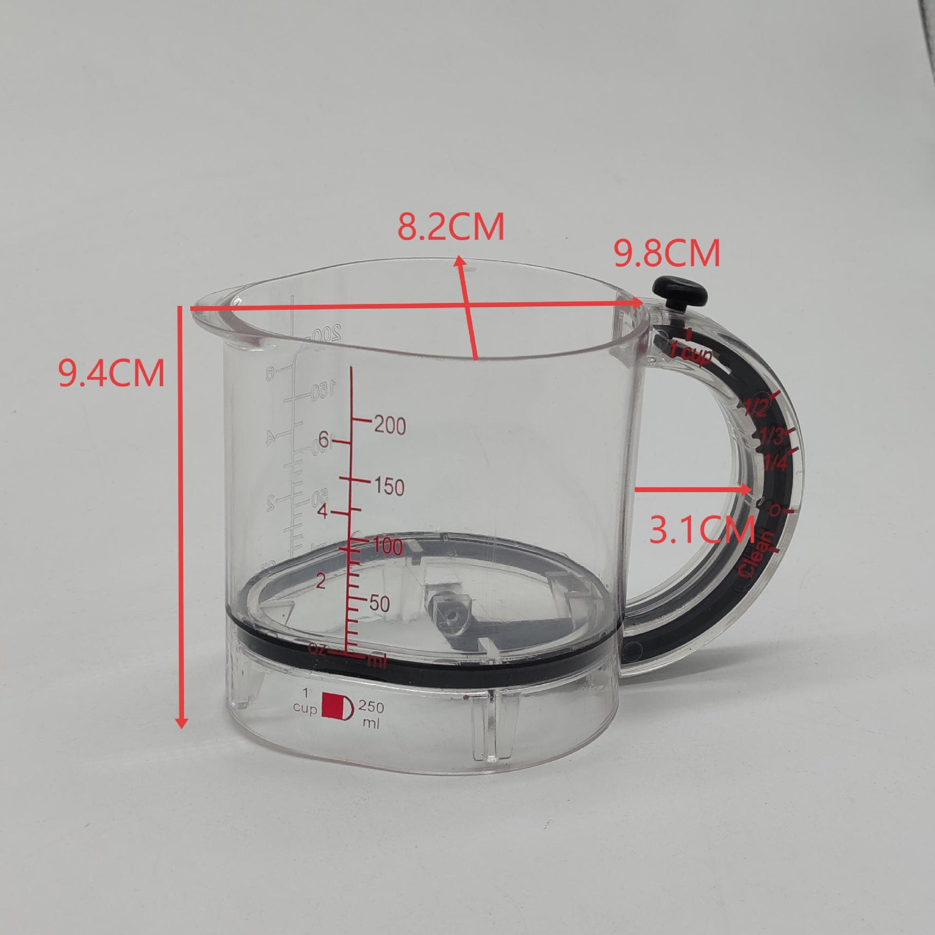 All-in-one adjustable measuring cup All-in-one adjustable measuring cup