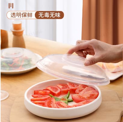 Microwave-Safe Heating Lids, Heat-Resistant Bowl Covers for Grease Splatter Protection and Food Freshness