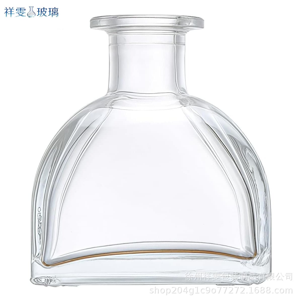 Clear Flameless Aromatherapy Glass Bottle Dried Flower Rattan Diffuser Refill Empty Bottle Home Hotel Decorative Ornament Wholesale