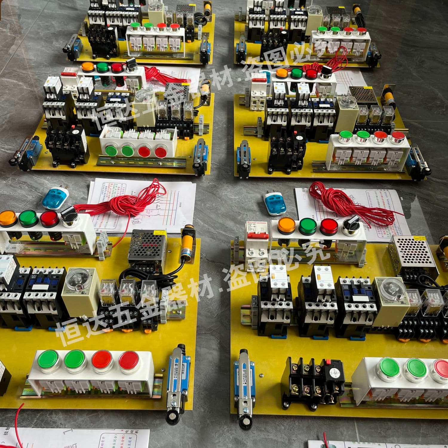 Electrician training kit, beginner-friendly practical distribution board components, training equipment electrician Zhuobai