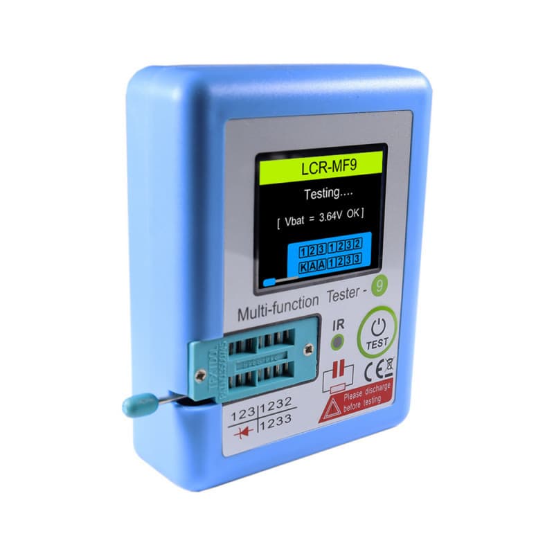 In Stock, Fast Shipping LCR-MF9 Multifunctional Color Display Transistor Tester New Model