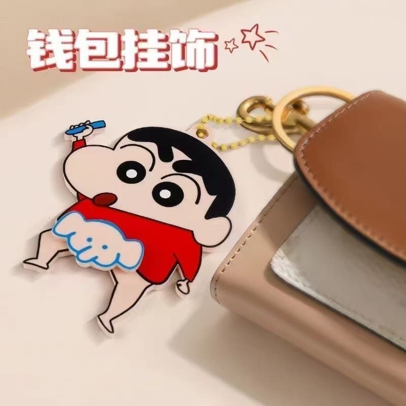 Crayon Shin-chan Rotating Elephant A-Dai Rotating Snot Acrylic Keychain Pendant Funny Gift Backpack Charm