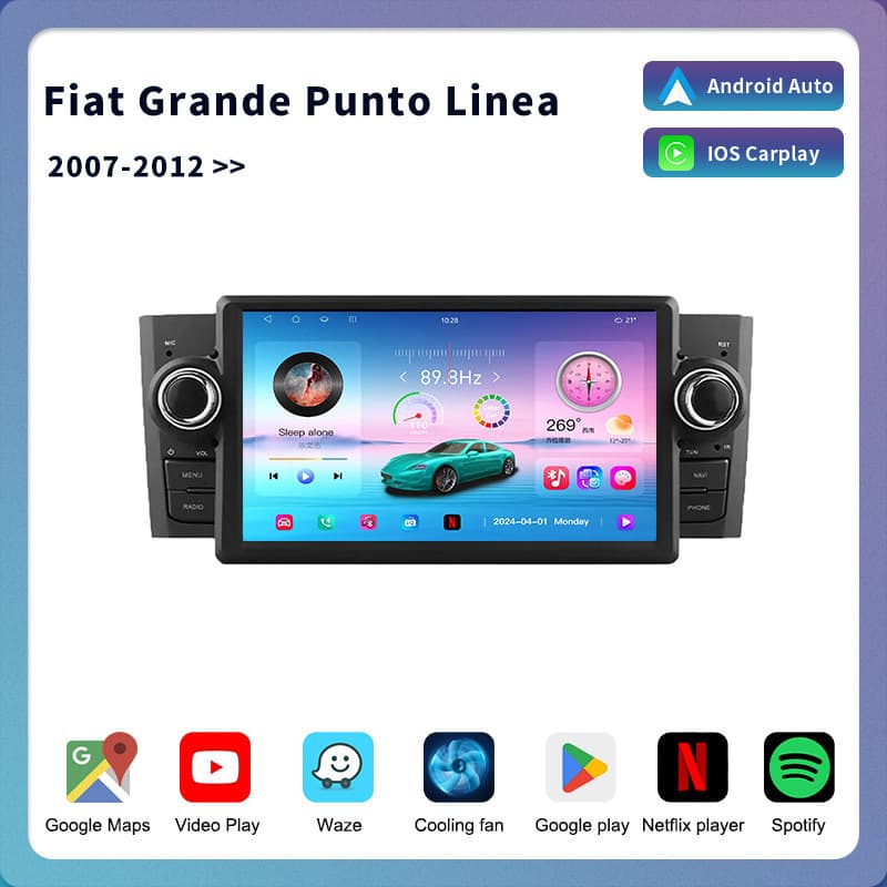 For Car Radio Android for Fiat Linea Grande Punto Carplay