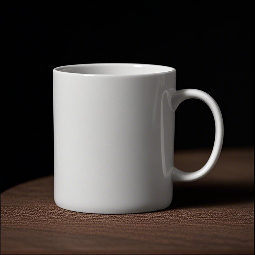 Ceramic cup mug simple pure white water cup office home hotel hotel customized logo