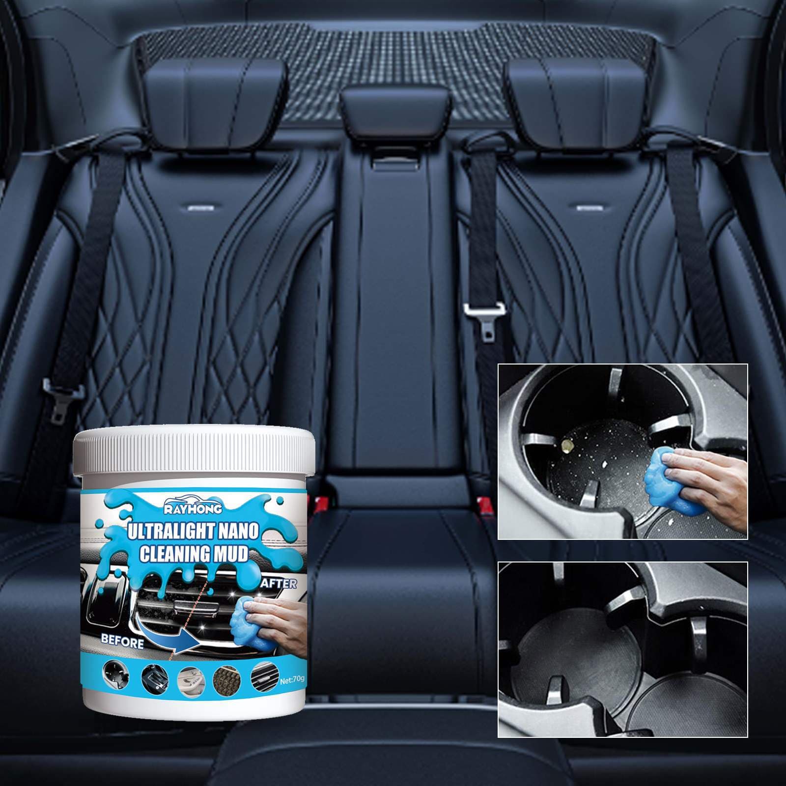 Rayhong Car Cleaning Slime, Interior Vent and Keyboard Remote Dust Adhesive Remover