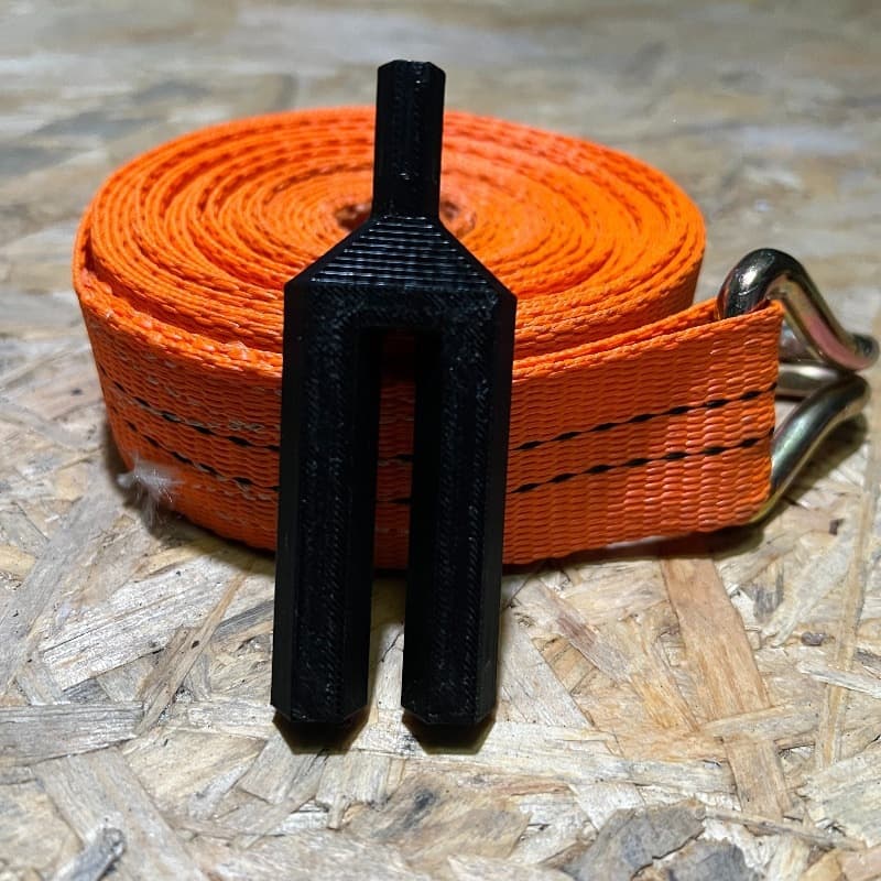 Cross-border drill type ratchet winch storage device for quick rope roll suitable for 5cm strap household storage utility tool