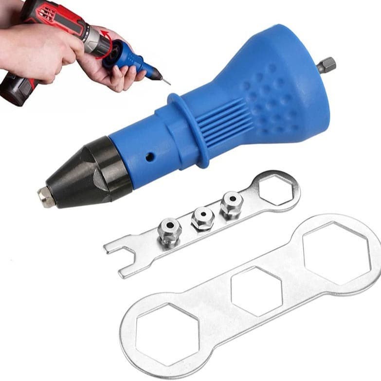 Cross-border Electric Rivet Gun Adapter, Drill Rivet Puller, Pneumatic Blind Rivet Gun Head, Rivet Nut Puller