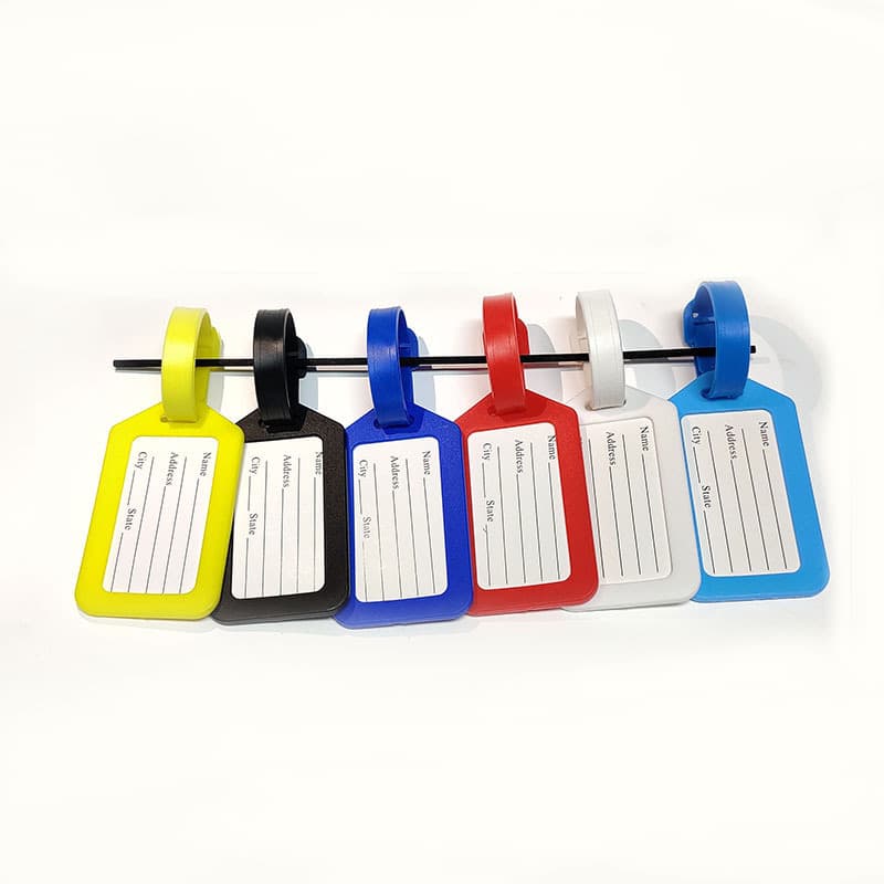 In Stock Luggage Tag Suitcase Hotel Airport Anti-Loss Address Label Tag Study Abroad Suitcase Boarding Tag