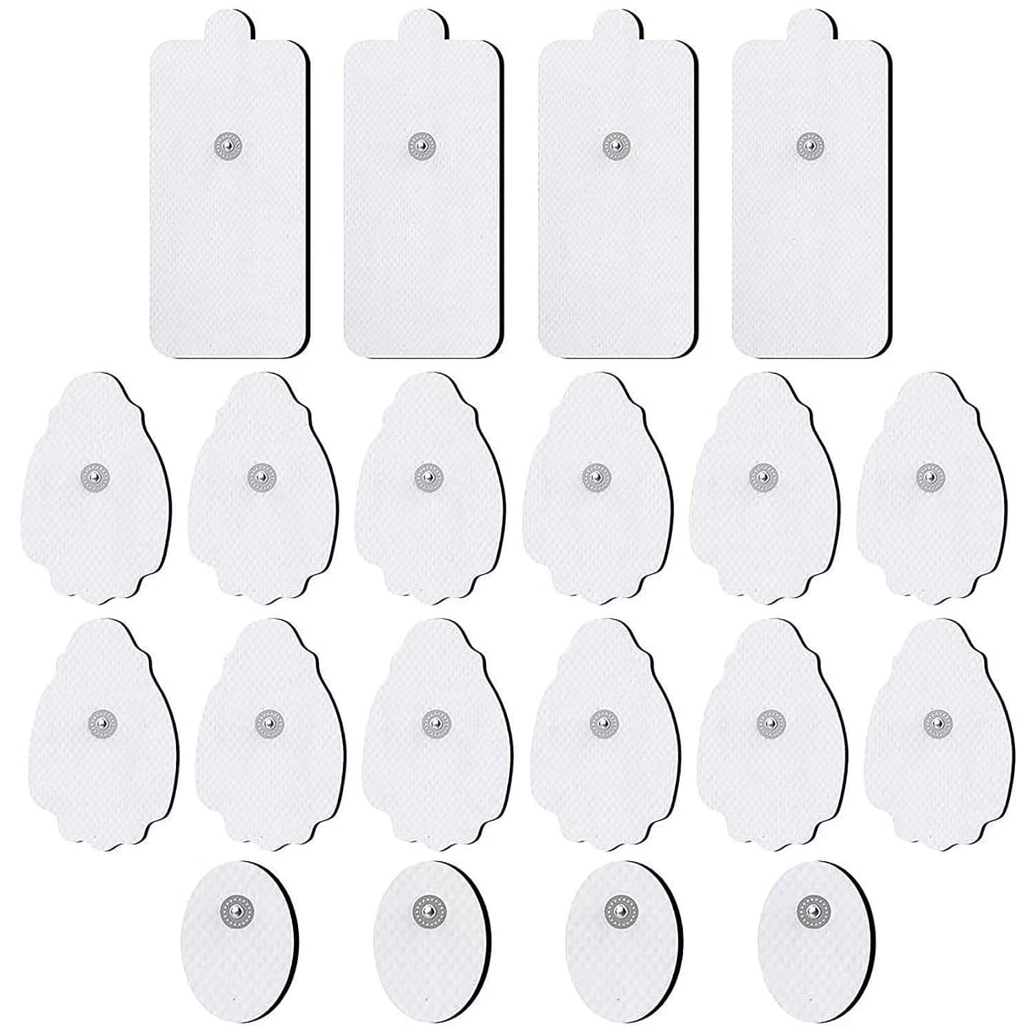 Cross-border TENS EMS Therapy Device Electrode Pads, Non-woven Massage Patches Ready to Ship with 2.0 Pin Connector Wire Patches