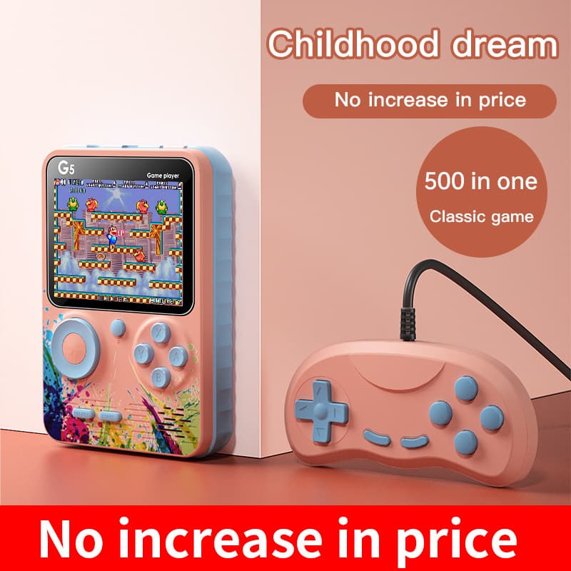 G5 Handheld Game Console 500-in-1 Classic Games Two-Player Retro Toy Children Nostalgia Cross-Border Wholesale