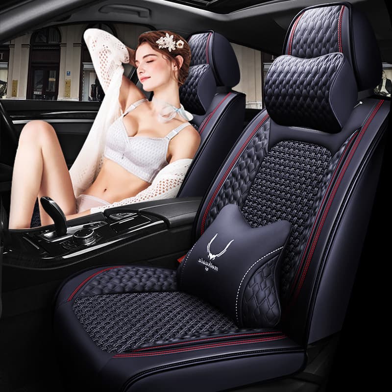 Honda CRV Seat Cover 2012 2013 2014 Full Wrap Car Seat Cushion Summer Cotton Ice Silk Business Decorative All Seasons