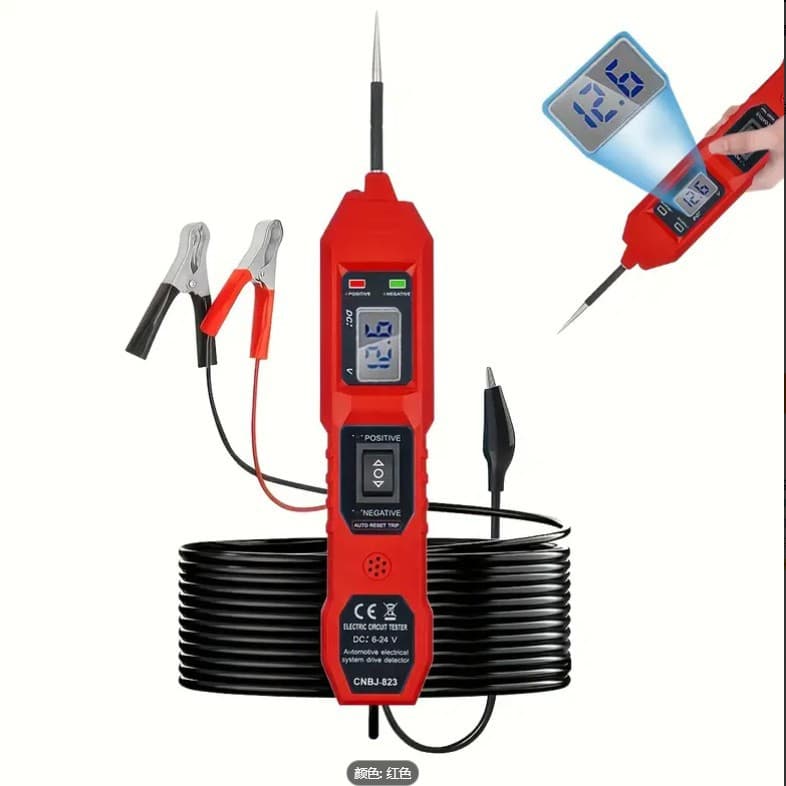 EM285 Same Model Automotive Circuit Tester Car Test Probe Diagnostic Cable Meter 6-24V
