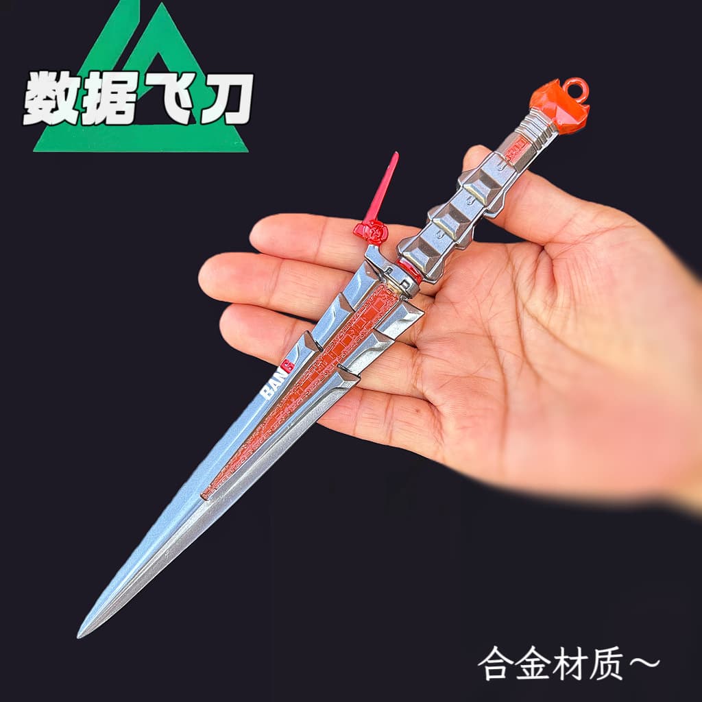 Triangle Action Peripheral Data Throwing Knife Realistic Mercy Butterfly Knife Weapon Model Craft Ornament Gift