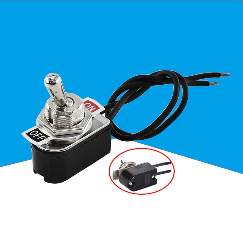 13CM KNS-1 Two-position 12MM rocker switch with wire for car modification