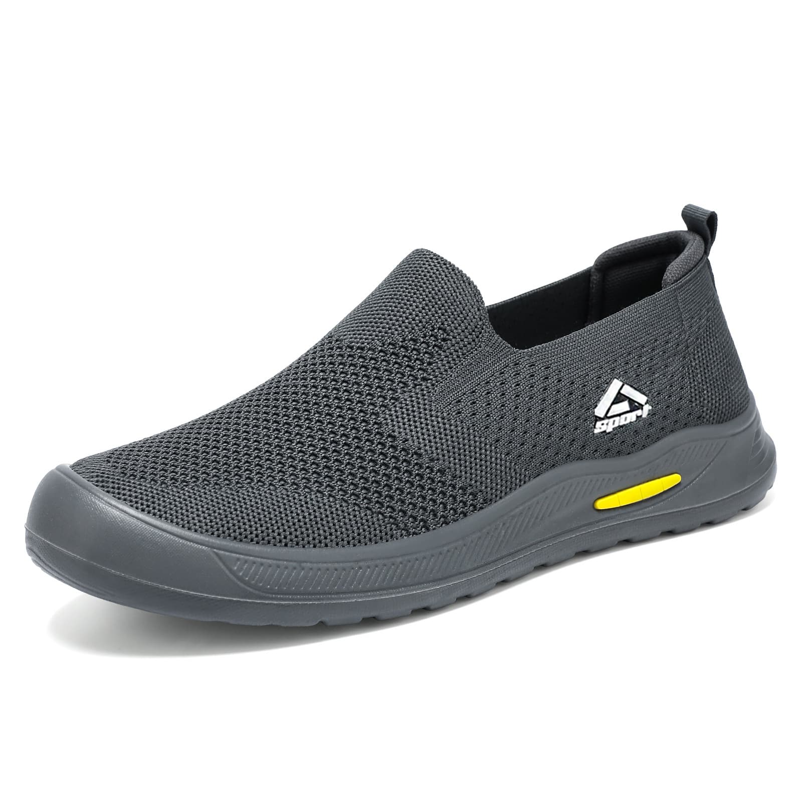 Men's Casual Cloth Shoes New Breathable Non-Odor Mesh Slip-On Lazy Shoes Soft Sole Cross-Border Leisure Shoes
