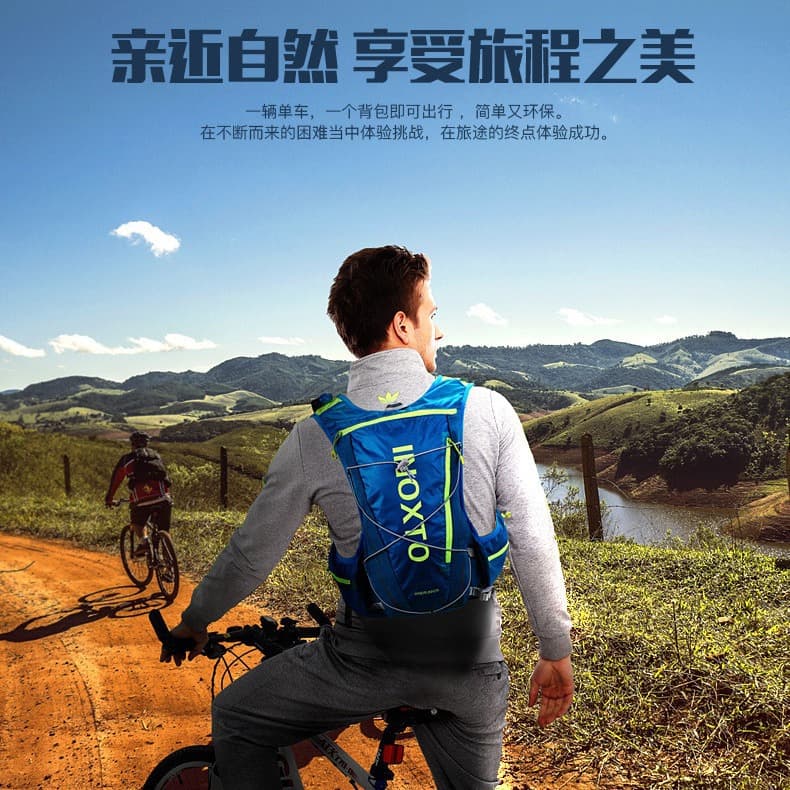 Outdoor sports backpack, cross-border men's and women's casual travel bag, hiking and mountaineering bag, professional cycling backpack, lightweight.
