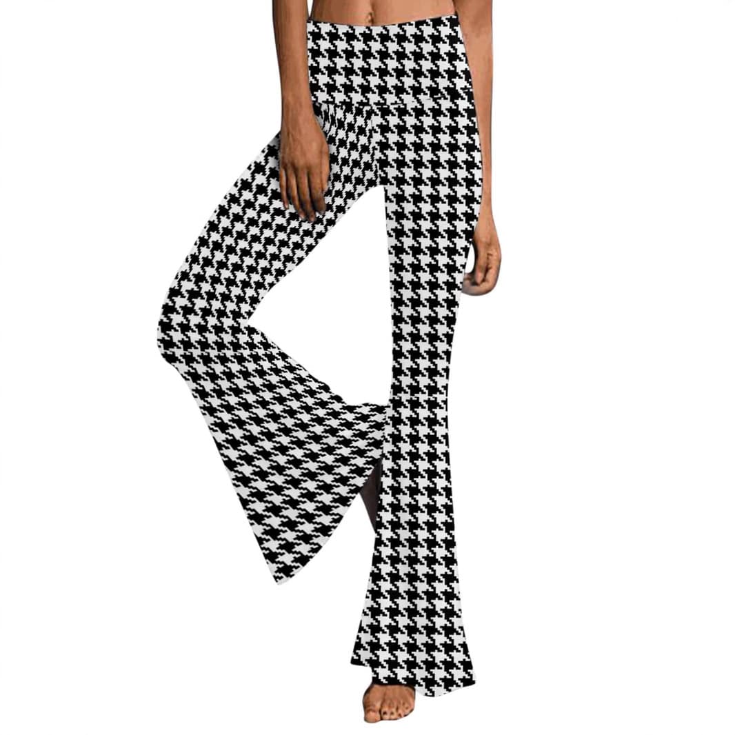 Amazon Independent Station Spring and Summer European and American Style New Low-Waist Fashion Sports and Leisure Digital Printed Boot-Up Pants