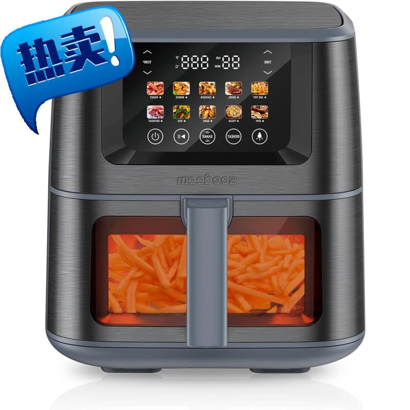 SEEDEEM Max XL Air Fryer 8QT, 10-in-1 Digital Air Fryer Oven