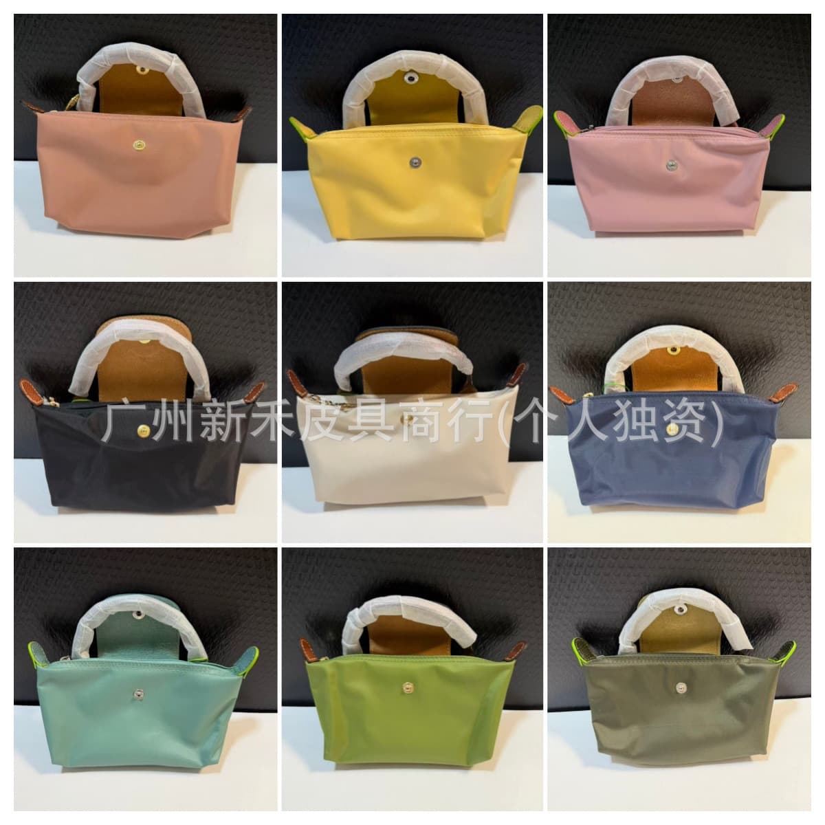 High-quality French Longchamp Mini dumpling bag, mini cross-body shoulder bag for women, shoulder strap, punch-free, versatile mobile phone bag