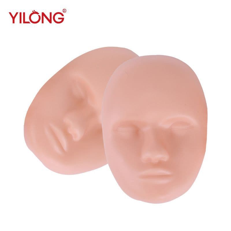 Different dragon tattoo 5D silicone three-dimensional tattoo practice leather mask face practice fake leather head practice leather novice