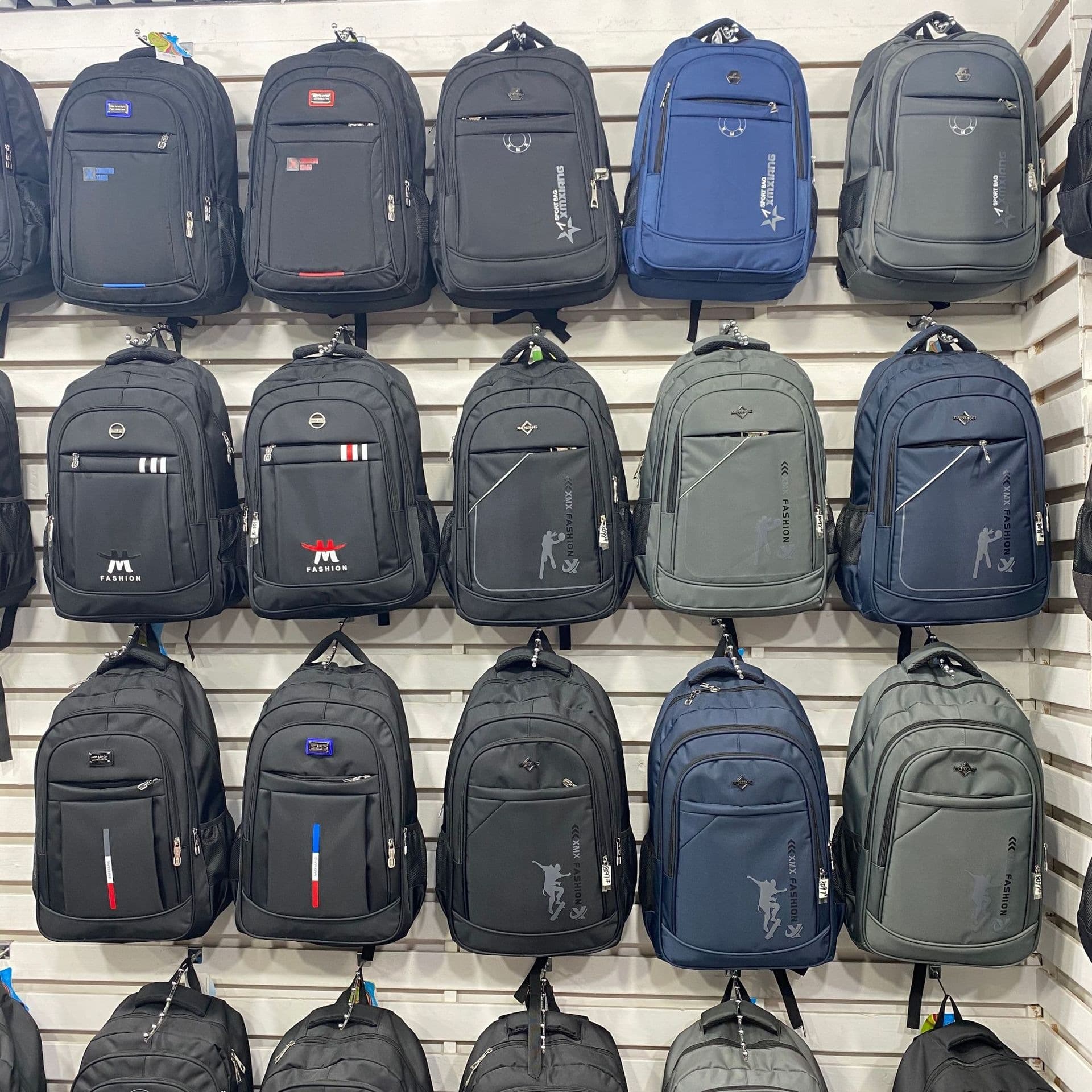 2026 Spring Men's Oxford Cloth Casual Backpack Urban Minimalist Outdoor Travel Student Solid Color Foldable