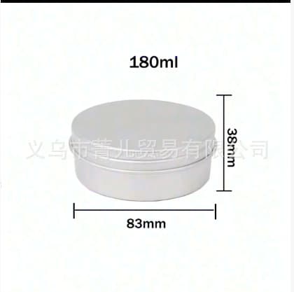 30g Threaded Aluminum Jar Sealed Aluminum Container Packaging Small Aluminum Tin for Cosmetic Cream Refill Empty Jar Refill Bottle