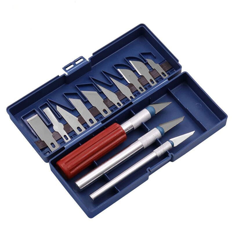 Wholesale 13pcs carving knife set metal carving knife metal carving knife utility knife small carving knife model carving paper