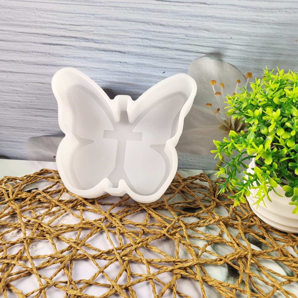 Z0106 Butterfly Cross Aroma Mold Crystal Epoxy Silicone Mold DIY Decoration Silicone Mold