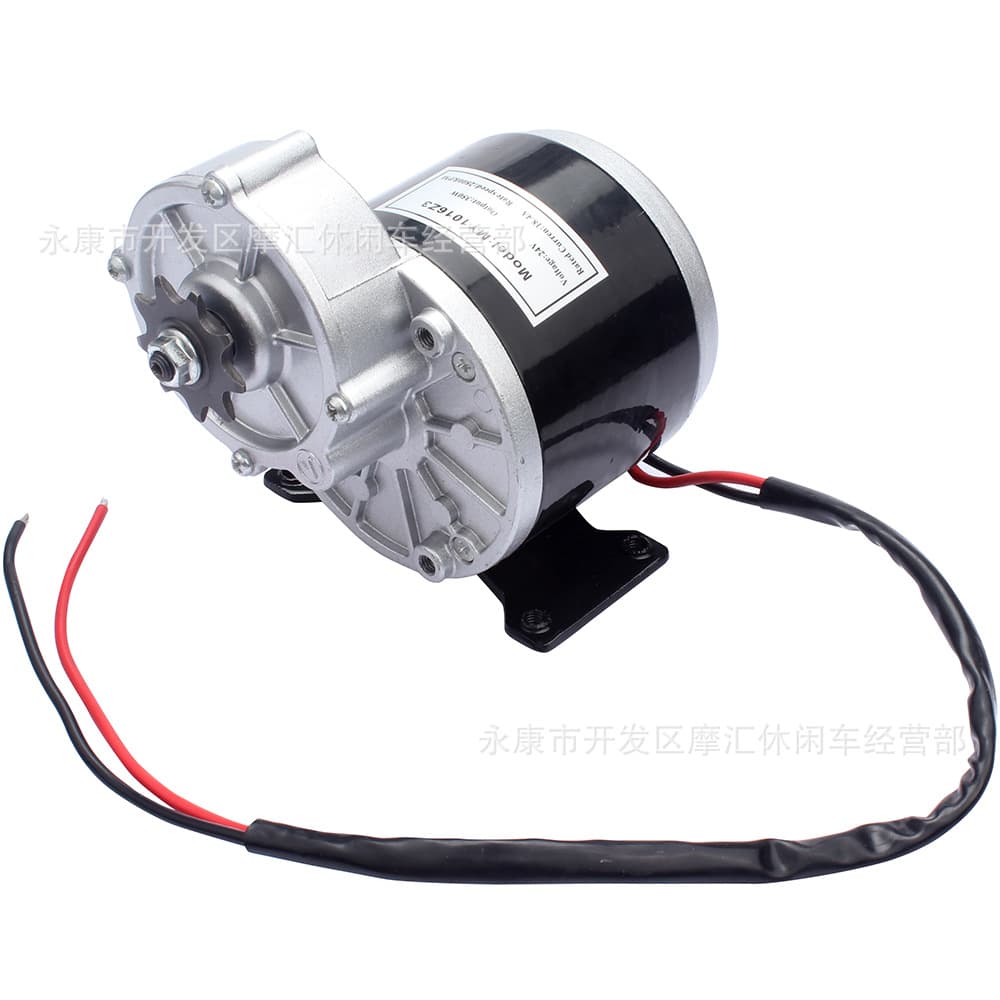 Lightweight Three-Wheel Motorcycle Bicycle Chain Conversion Kit 24V 350W Brushed Gear Motor MY1016Z3