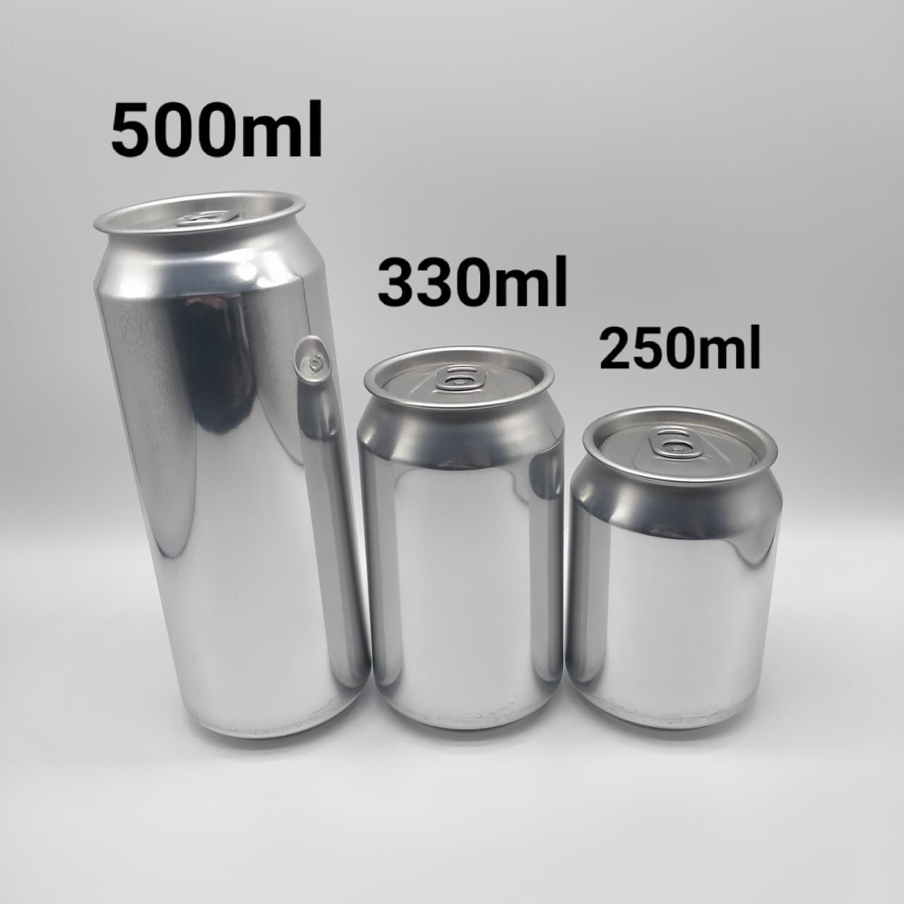 Aluminum cans and plastic cans samples Bulk goods discount