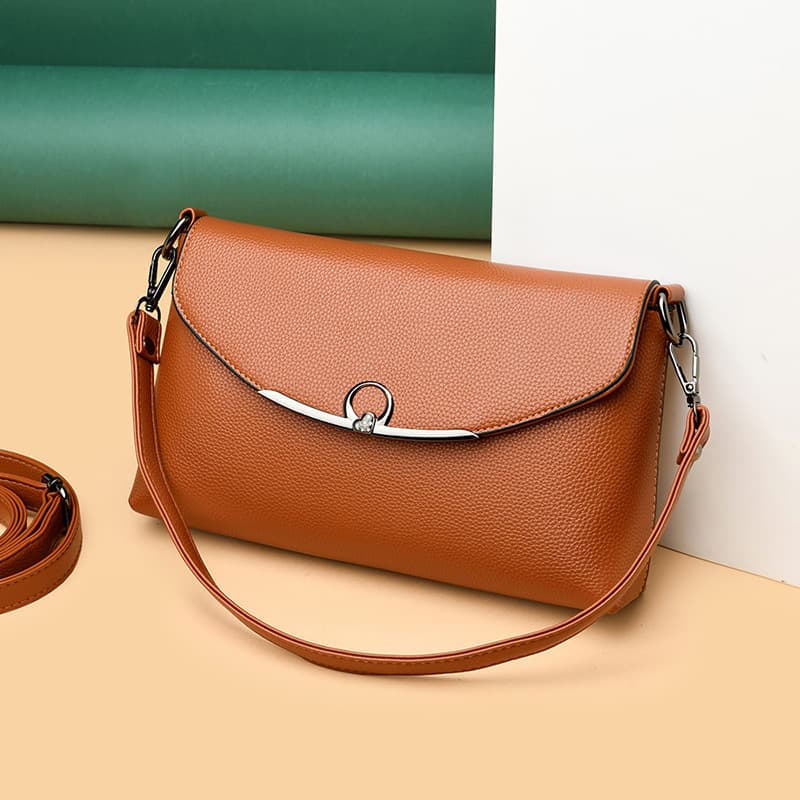 2026 New Stylish Luxury Minimalist Crossbody Bag for Women, Premium Soft Leather Shoulder Bag, Large Capacity Fashion Commuter Bag