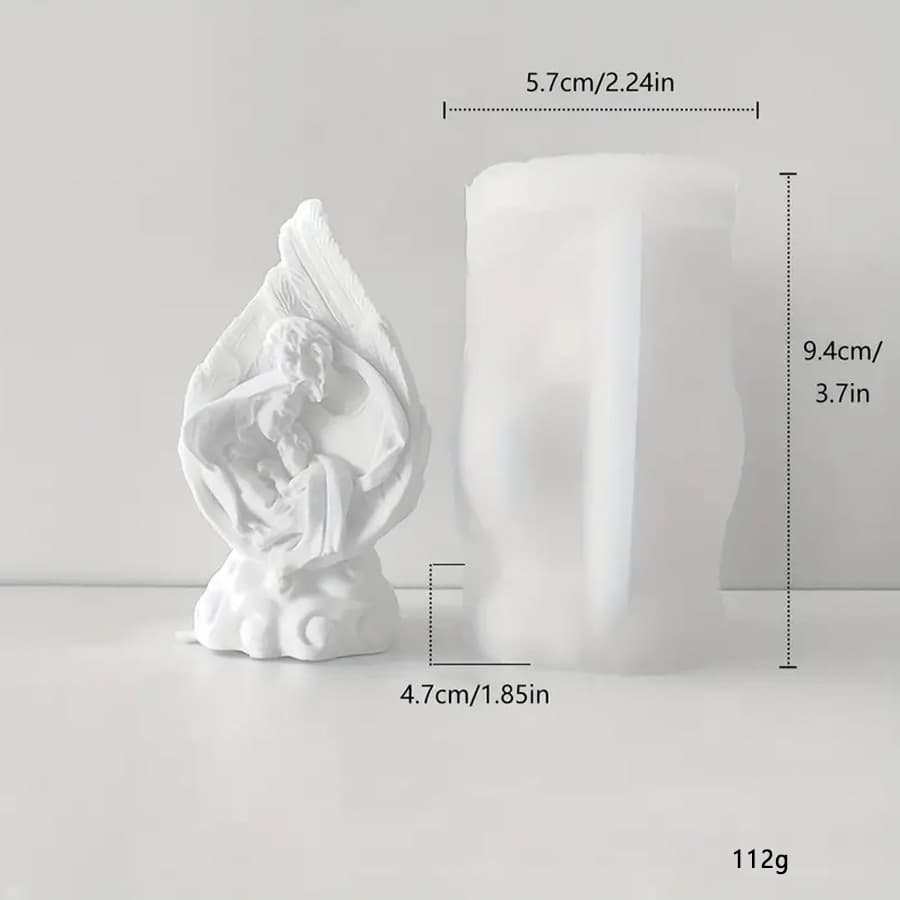 Jesus Family Silicone Mold for Soap, Fondant, DIY Candle Making