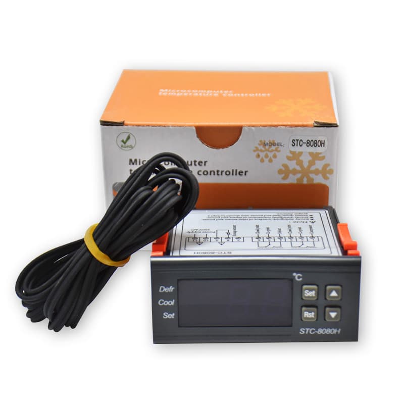 STC-8080H Fully Automatic Intelligent Electronic Digital Display Microcomputer Temperature Controller for Refrigerators and Freezers