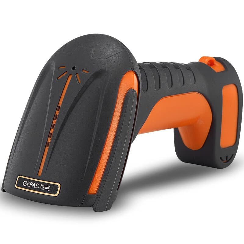 GEPAD GW-2981 Wireless Barcode Scanner, 2D Industrial Grade Barcode Scanner with 3mil High Precision
