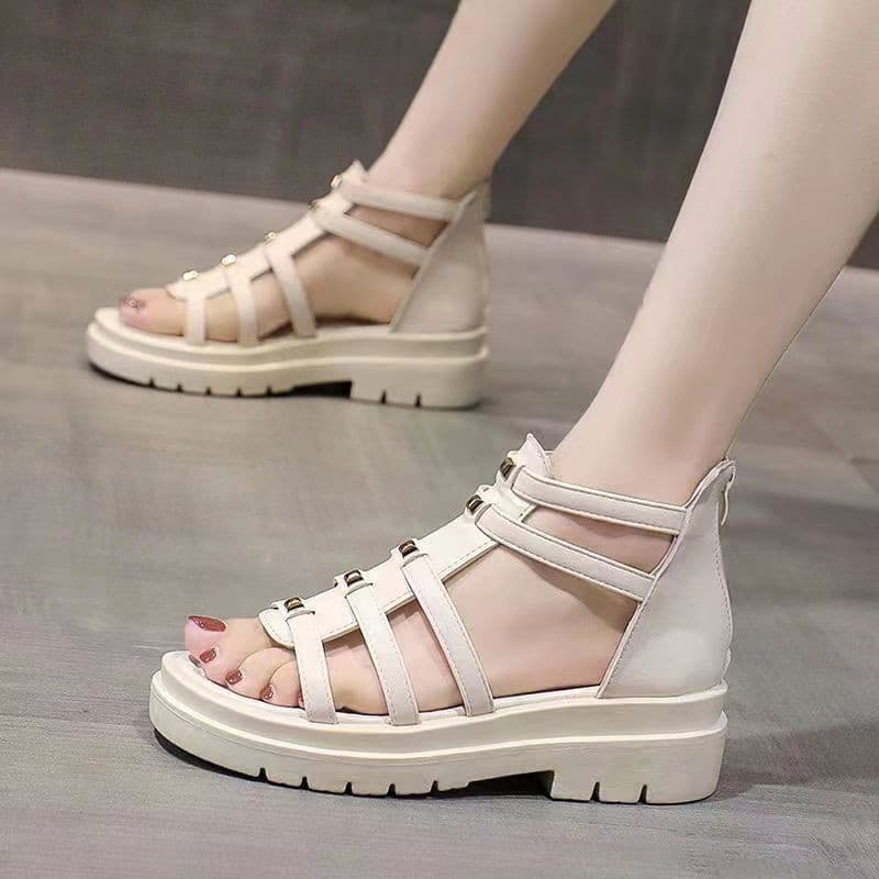 Shopping mall same style outdoor sandals for women summer 2026 new fairy style soft bottom casual fashion sandals