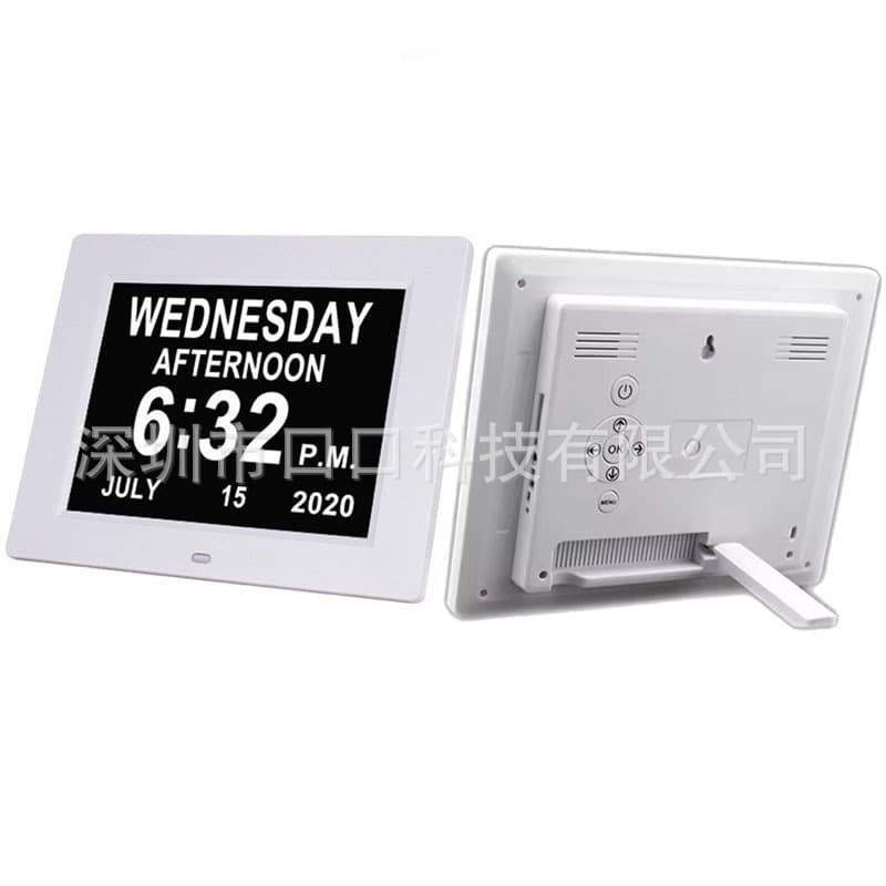 Low-price 7/8/10-inch Digital Clock Electronic Clock Medication Reminder Alarm Calendar Digital Photo Frame In Stock