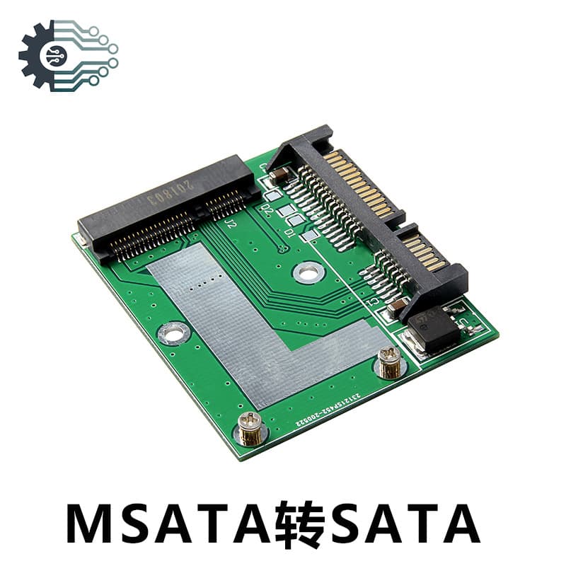 Half-height/mSATA/5cm/MINI pcie SSD to half-height 2.5-inch interface\SATA3 adapter card