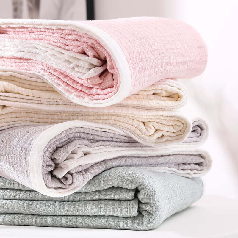 Japanese washed gauze 6-layer pure cotton nap blanket, single/double air-conditioning quilt, spring/summer thickened sheet towel blanket