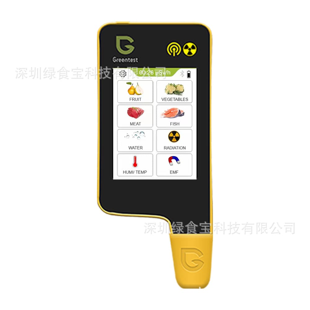 Greentest V8 Food Safety Detector for Vegetables, Fruits, Meat, Fish, Agricultural Fertilizer Nitrates, Temperature, Humidity, and Nuclear Radiation