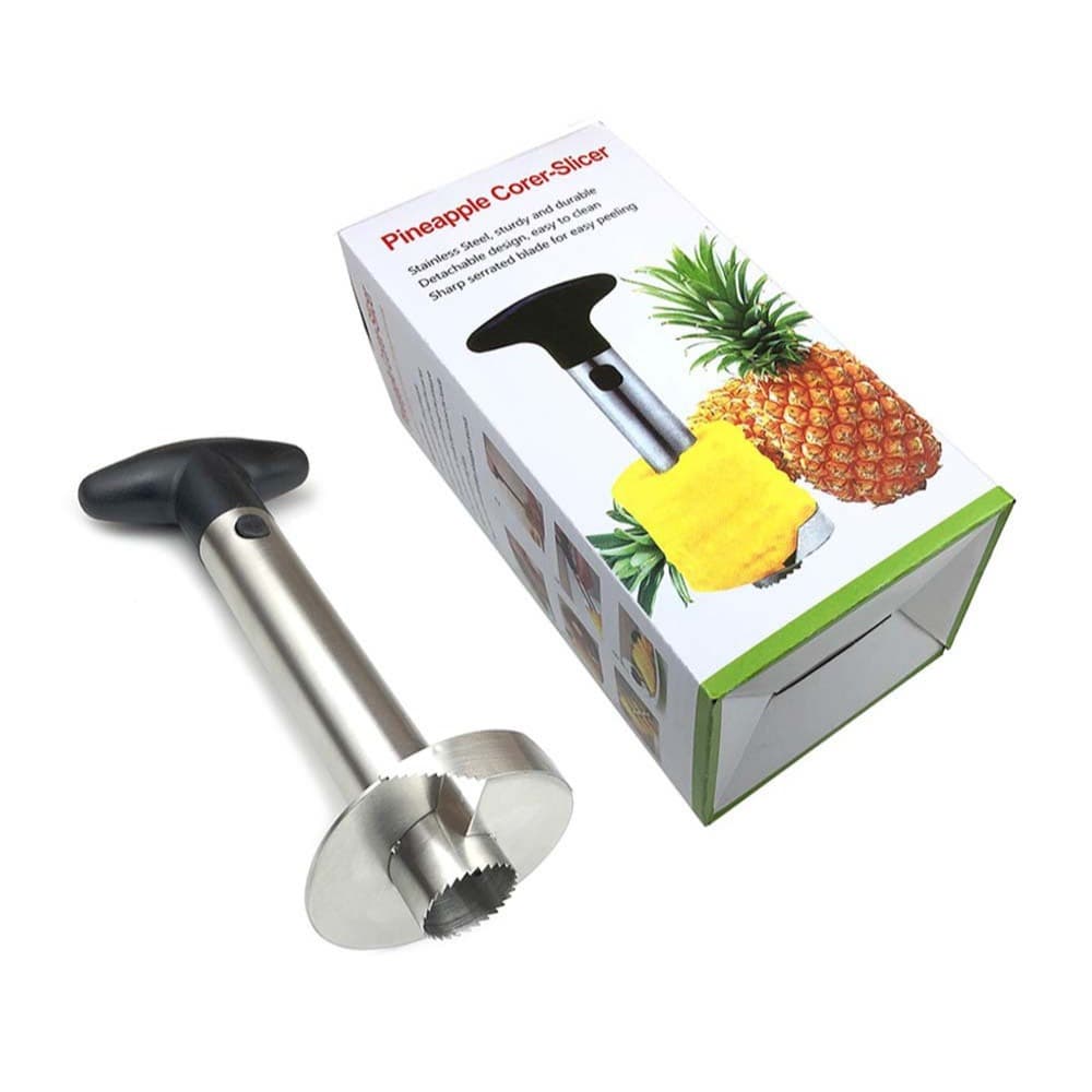 Pineapple peeler, pineapple peeler, pineapple core remover, pineapple core separator.