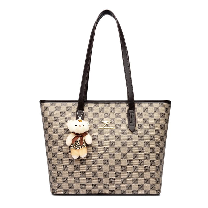New Large Capacity Women's Premium Practical Handbag Textured Commuter Bag 2026 Women's Textured Underarm Large Tote Bag