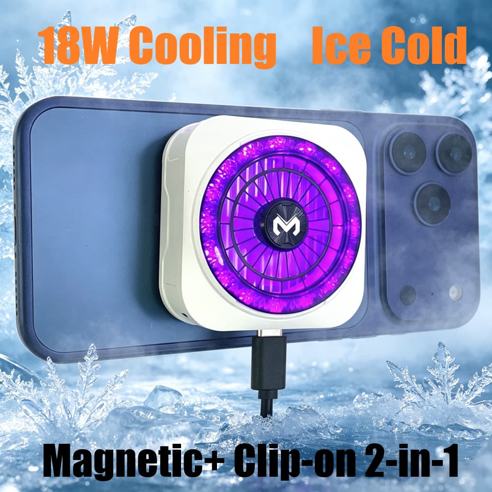 MEMO CX21 Semiconductor Cooling Phone Cooler, Freezes at Room Temperature, Hot Air Not Blown on Hands