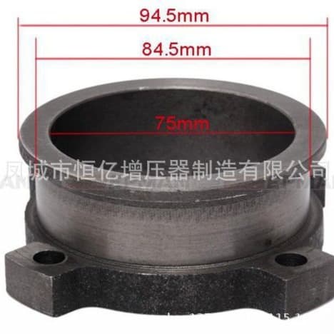 Adapter Suitable for Bolt Exhaust Turbo Flange to 3 Inch V-Band Adapter GT30 GT35 T3